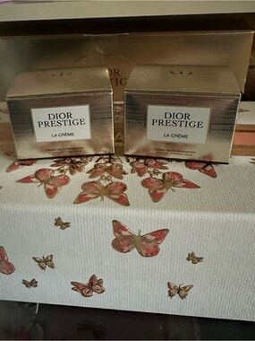 2 Dior Prestige La Crème Texture Essentielle Mini Refillable Age-Defying 5ml